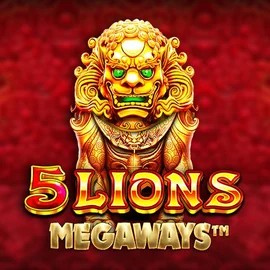 5 Lions Megaways online game logo by Pragmatic Play on lunacasinos.es