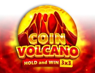 Coin Volcano slot logo by 3 Oaks Gaming at Luna Casino