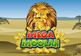 Mega Moolah slot by Games Global, showcased at lunacasinos.es – game logo