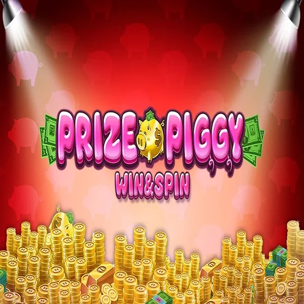 Prize Piggy Win & Spin slot logo by Inspired Gaming at Luna Casino