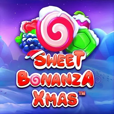 Sweet Bonanza Xmas Slot online game logo by Pragmatic Play on lunacasinos.es
