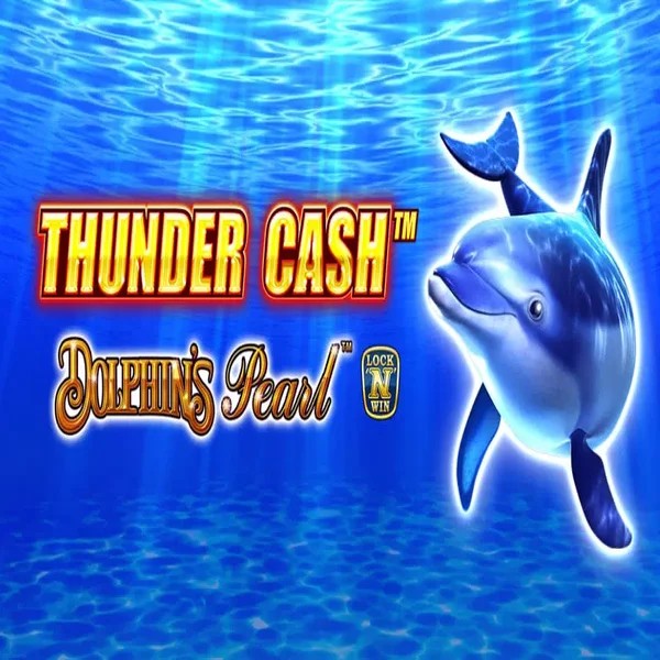Official Slots logo: Thunder Cash Dolphins Pearl by Novomatic at Luna Casino